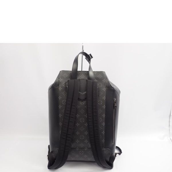 50939 2 Louis Vuitton Backpack Explorer Monogram Eclipse Black