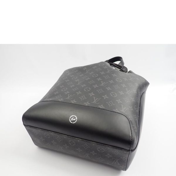 50939 3 Louis Vuitton Backpack Explorer Monogram Eclipse Black