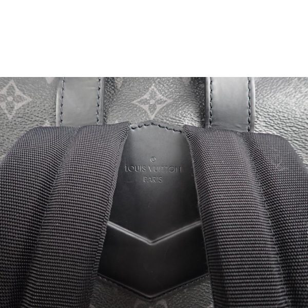 50939 7 Louis Vuitton Backpack Explorer Monogram Eclipse Black