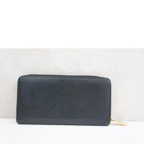 51101 2 Louis Vuitton Zippy Wallet Lovelock Epi Black