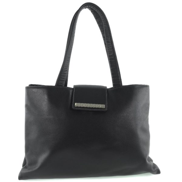 51140456 1 Salvatore Ferragamo Gancini canvas black tote bag