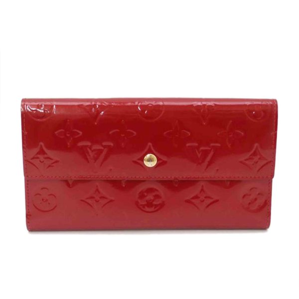 51349 1 Louis Vuitton Porte Tresor International Vernis Wallet Pomme dAmour