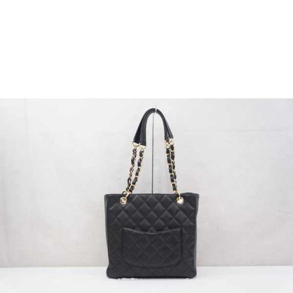 51402 2 Chanel PST Tote Bag Black