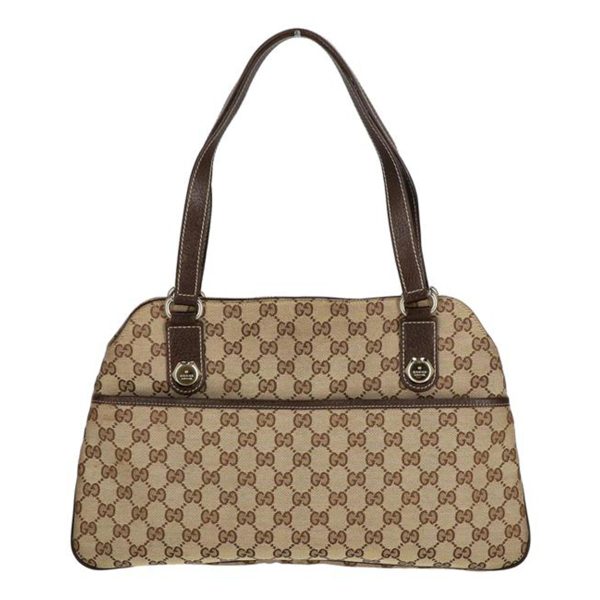 51580 1 Gucci GG Pattern Canvas Tote Bag