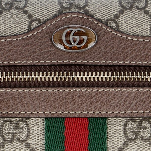 51735096iws8745 4 GUCCI Mini Ophidia GG Shoulder Bag Beige Ebony