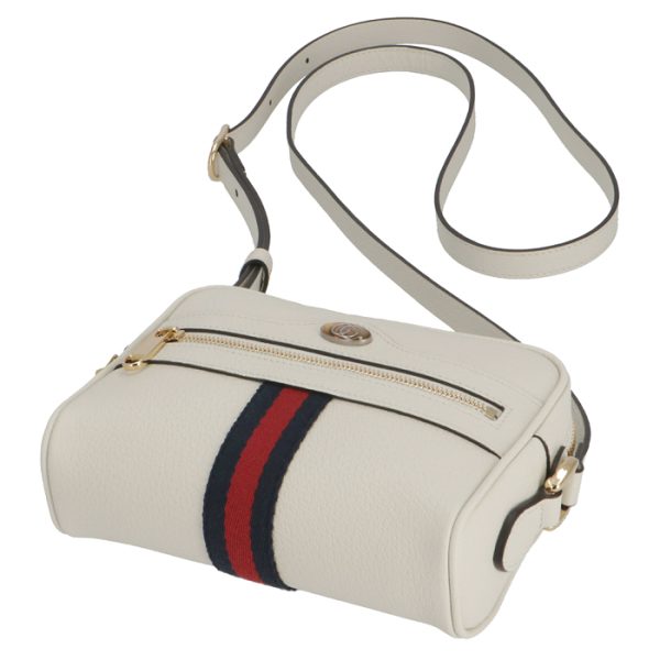 517350dj2dg8454 3 GUCCI Ophidia Leather Mini Bag White