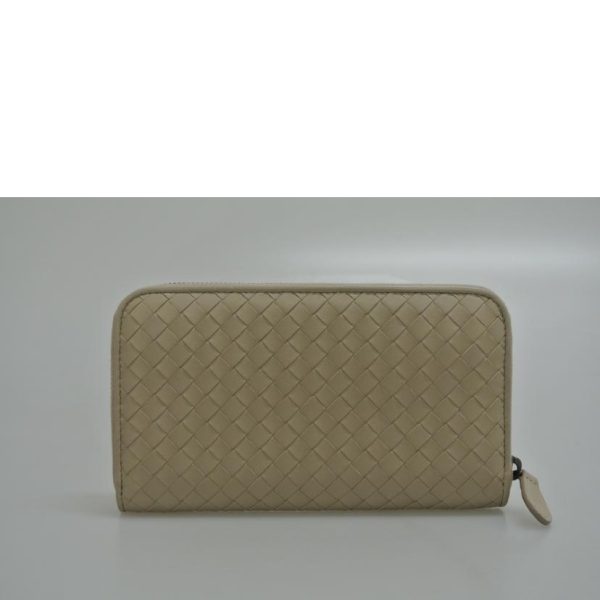 51933 2 Bottega Veneta Intrecciato Round Zip Long Wallet