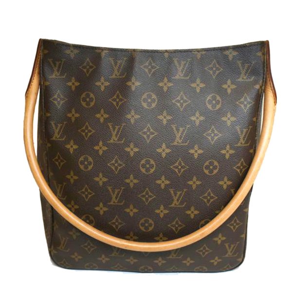 52084 1 Louis Vuitton Looping GM Bag Monogram Brown