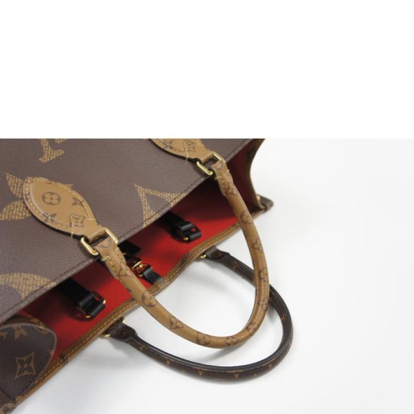 52107 4 Louis Vuitton On the Go MM Bag Monogram Giant Reverse