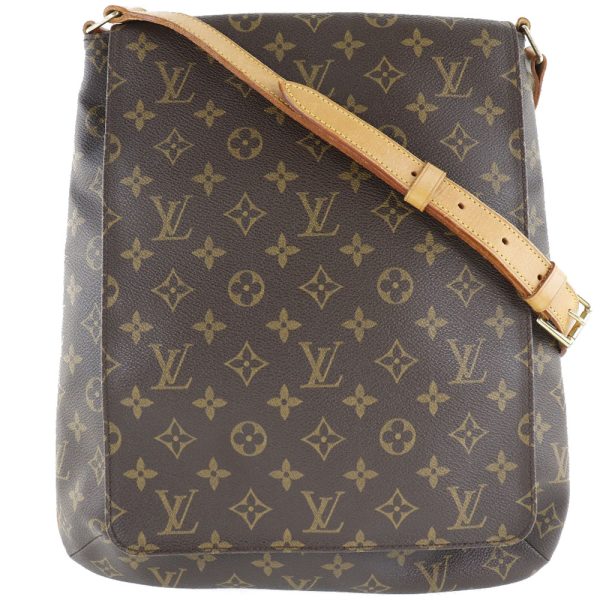 52160531 1 LOUIS VUITTON Muset Shoulder Bag M51256 Monogram Canvas Brown