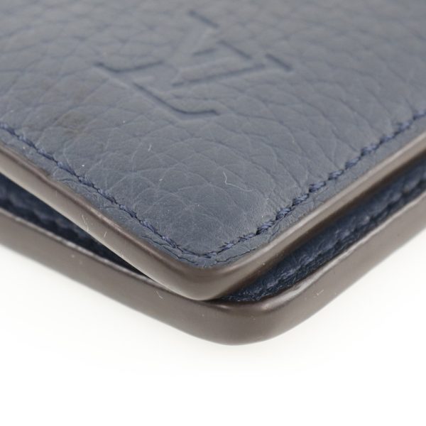 52160556 5 LOUIS VUITTON Portefeuille Wallet Parnasea M58818 Taurillon Clemence Blue