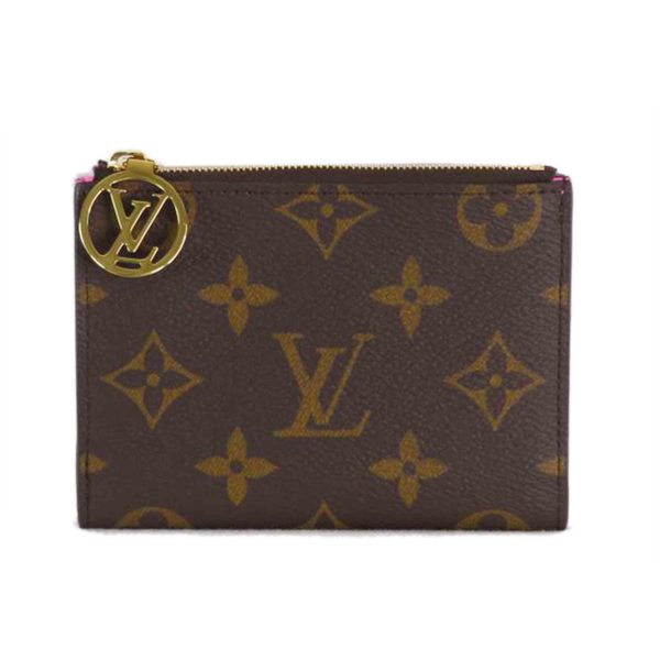 52198 1 Louis Vuitton Portefeuil Lisa Monogram Wallet Brown