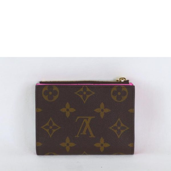 52198 2 Louis Vuitton Portefeuil Lisa Monogram Wallet Brown