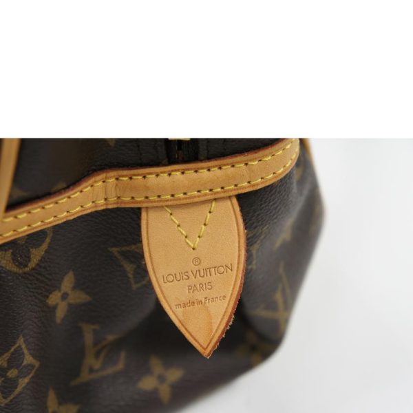 52213 7 Louis Vuitton Montolgui PM Bag Monogram Brown