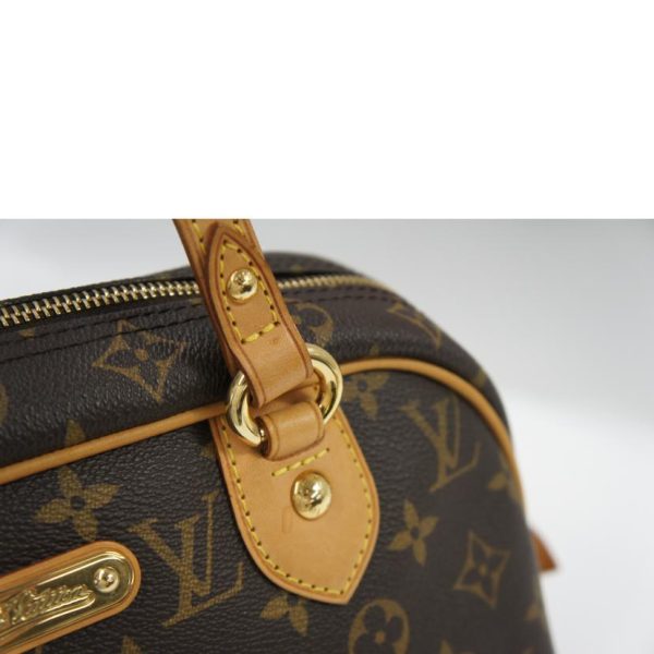 52213 8 Louis Vuitton Montolgui PM Bag Monogram Brown