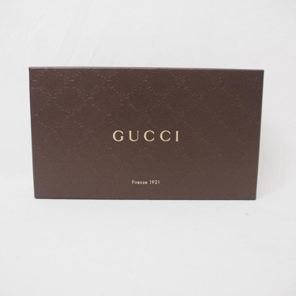 52251 6 Gucci Leather Round Zipper Long Wallet Black