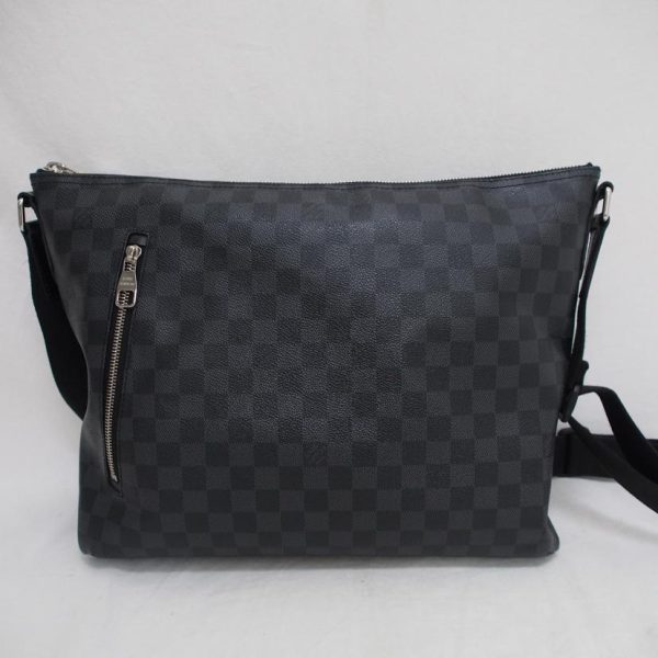 52261 2 Louis Vuitton Mick MM Messenger Bag Damier Graphite