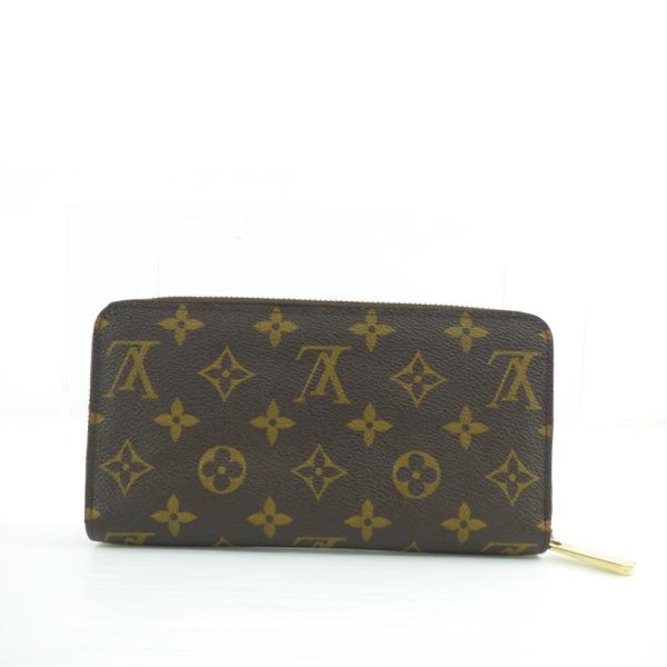 52295 2 Louis Vuitton Old Model Zippy Wallet Monogram Wallet Brown