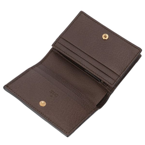 52315596iwg8745 5 GUCCI Ophidia GG Bifold Mini Wallet Beige Brown