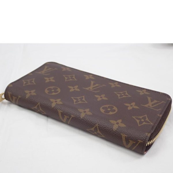 52316 3 Louis Vuitton Zippy Wallet Rose Ballerine Wallet Brown