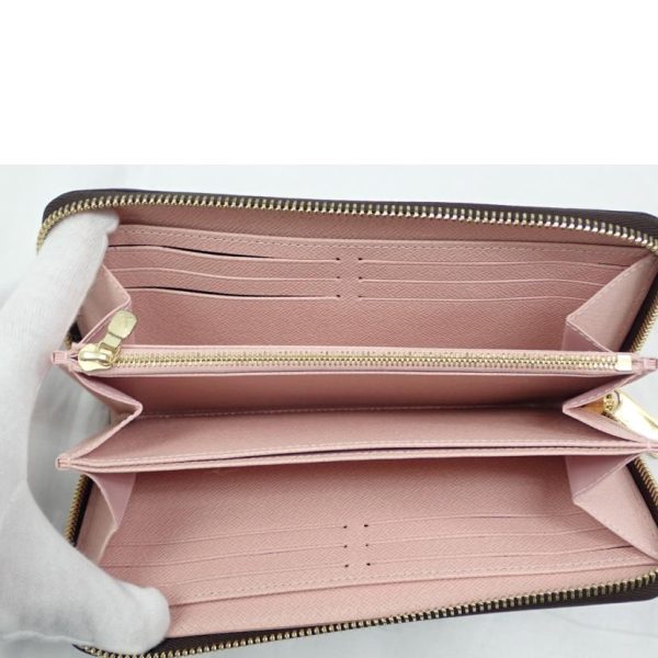 52316 5 Louis Vuitton Zippy Wallet Wallet Rose Ballerine