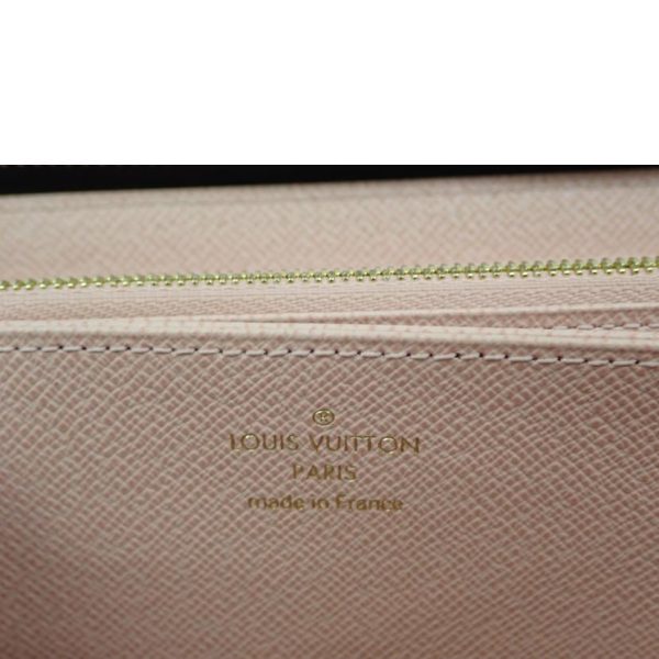 52316 8 Louis Vuitton Zippy Wallet Rose Ballerine Wallet Brown