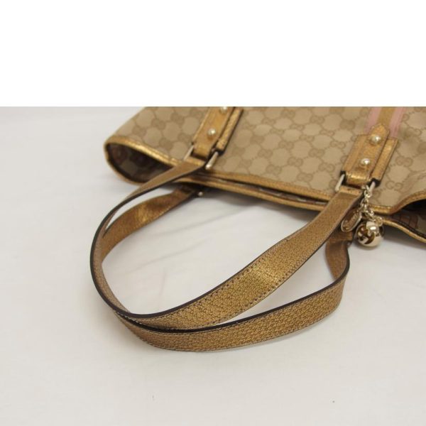 52337 4 Gucci Sherry Line GG Canvas Tote Bag