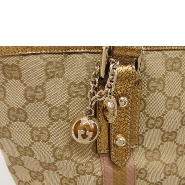 52337 5 Gucci Sherry Line GG Canvas Tote Bag