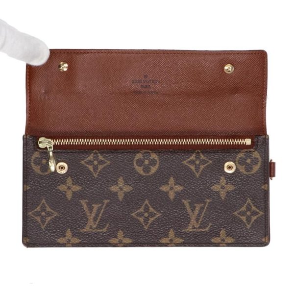 52392 3 Louis Vuitton Portefeuil Accordion Wallet Monogram