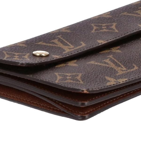 52392 5 Louis Vuitton Portefeuil Accordion Wallet Monogram