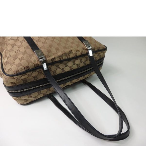 52398 4 Gucci GG Canvas Large Tote Bag Beige