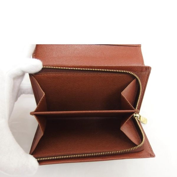 52429 7 Louis Vuitton Portomone Tresor Wallet Brown