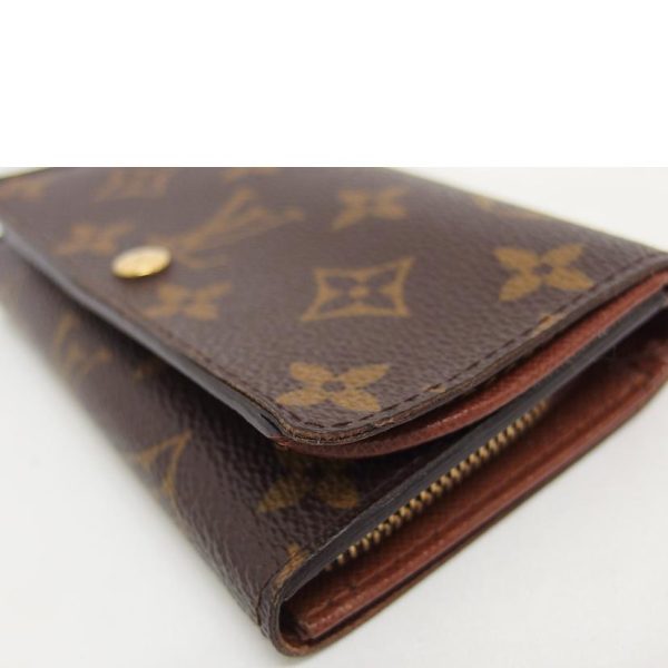 52429 9 Louis Vuitton Portomone Bier Tresor Monogram Canvas Wallet Brown