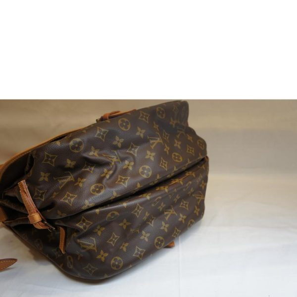 52565 3 Louis Vuitton Saumur MM Bag Monogram Brown