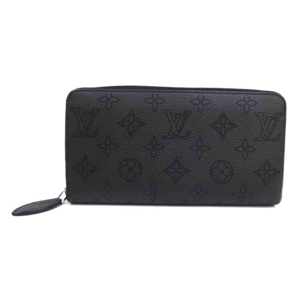 52576 1 Louis Vuitton Zippy Mahina Wallet Black