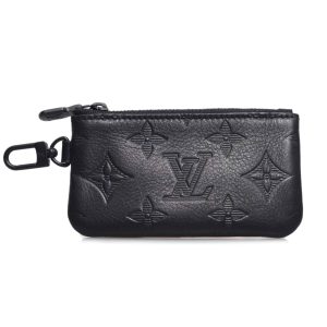 52718 2 Louis Vuitton Aerogram Takeoff Shoulder Bag Leather Black