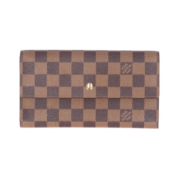 52745 1 LOUIS VUITTON Porte Tresor International Wallet Damier Ebene