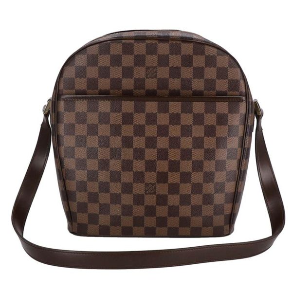 52801 1 Louis Vuitton Ipanema GM Damier Ebene Shoulder Bag Brown