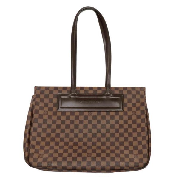 52818 1 Louis Vuitton Parioli GM Damier Ebene Tote Bag Brown