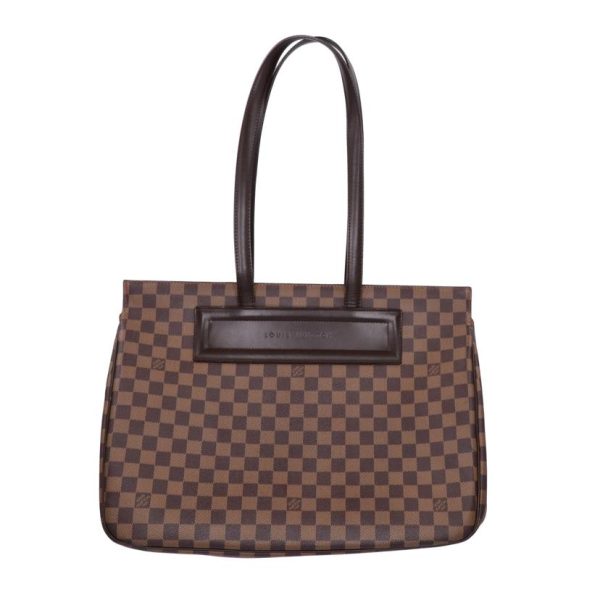 52818 2 Louis Vuitton Parioli GM Damier Ebene Tote Bag Brown