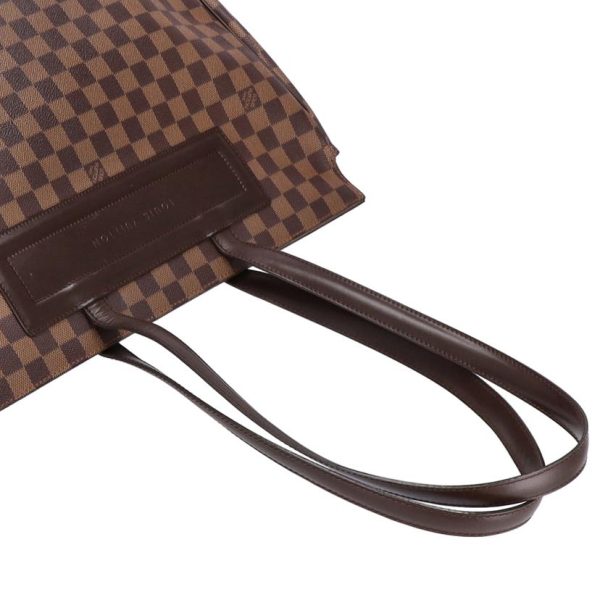 52818 4 Louis Vuitton Parioli GM Damier Ebene Tote Bag Brown