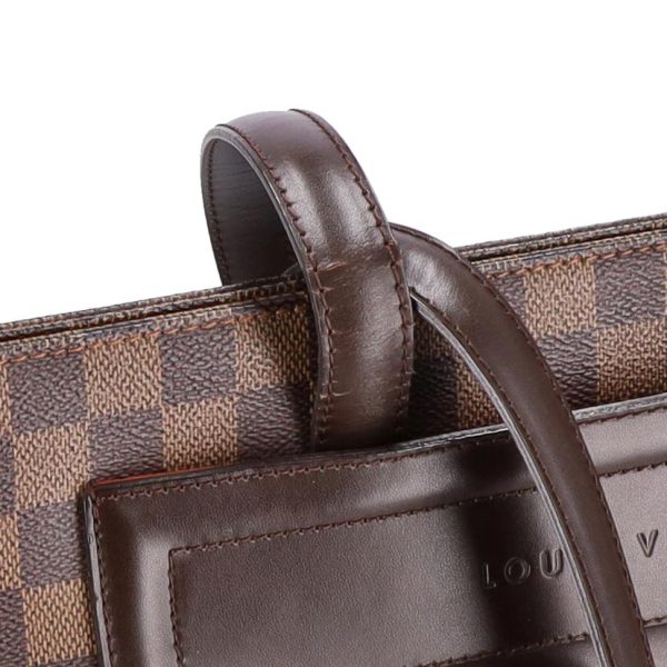 52818 6 Louis Vuitton Parioli GM Damier Ebene Tote Bag Brown