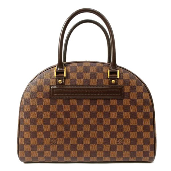 52820 1 Louis Vuitton Nolita Damier Ebene Handbag Brown