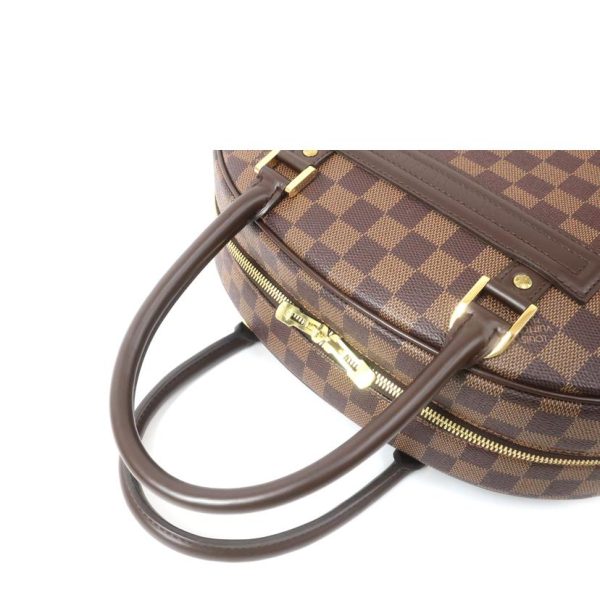 52820 2 Louis Vuitton Nolita Damier Ebene Handbag Brown