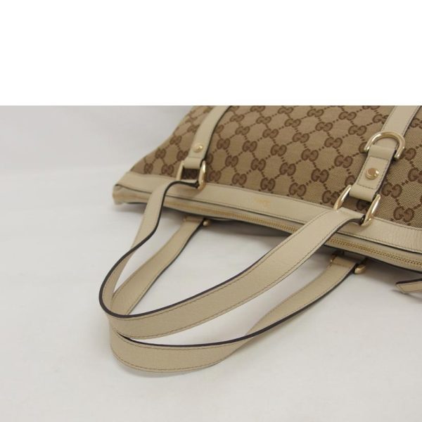 52832 4 Gucci GG Canvas Abbey Line Tote Bag