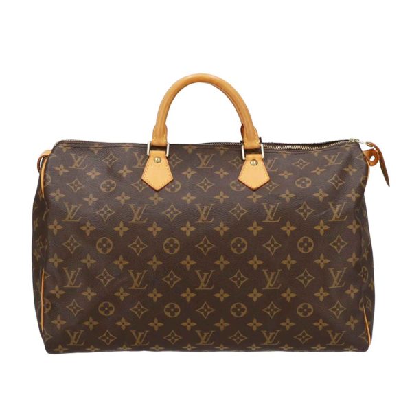 52849 1 Louis Vuitton Speedy 40 Monogram Canvas Bag Brown