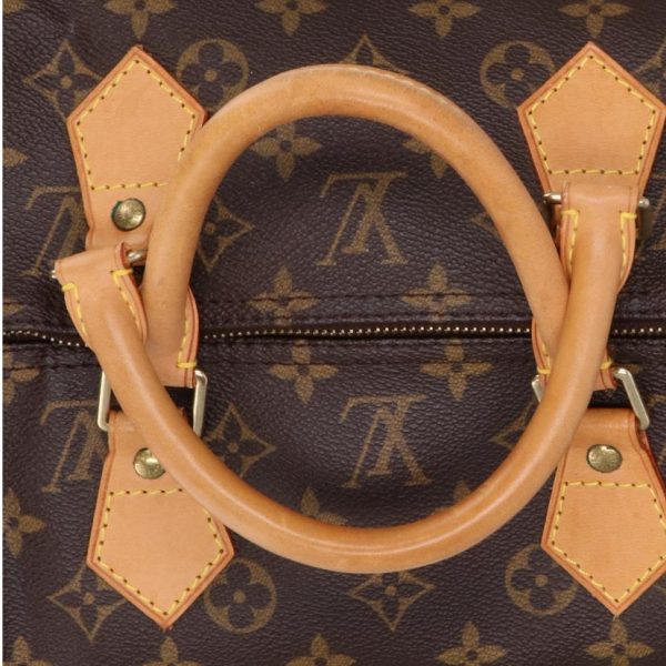 52849 10 Louis Vuitton Speedy 40 Monogram Canvas Bag Brown