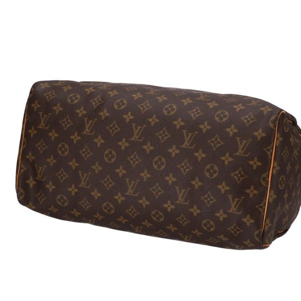 52849 3 Louis Vuitton Speedy 40 Monogram Canvas Bag Brown