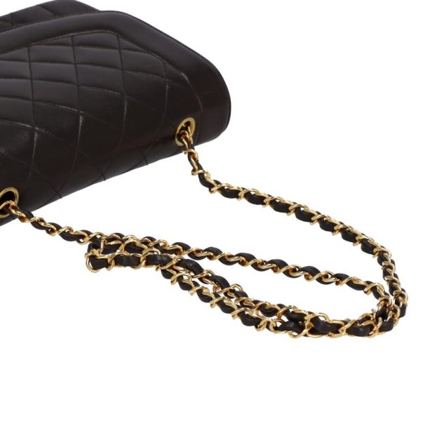 52849 4 Chanel Diana Flap Chain Shoulder Bag Black