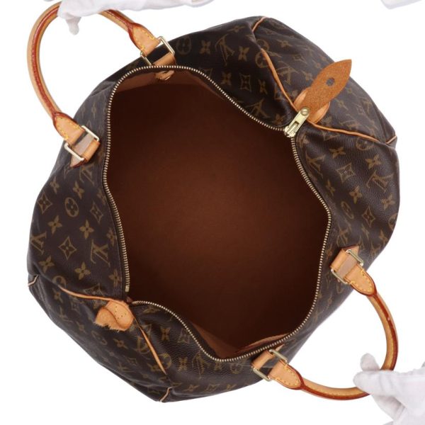 52849 5 Louis Vuitton Speedy 40 Monogram Canvas Bag Brown